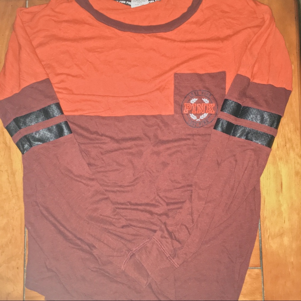 Vs pink long sleeve shirts